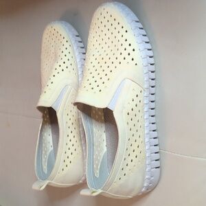 New Ilse Jacobsen Tulip Kit Laser Cut Leather Flats Size  8  EUR 39 Soft Yellow